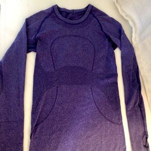 purple lululemon long sleeve